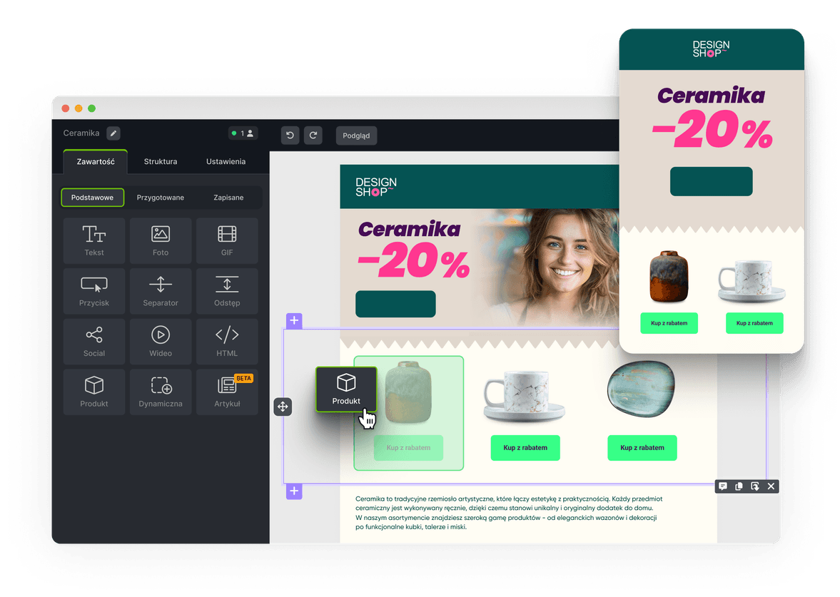 template editor image